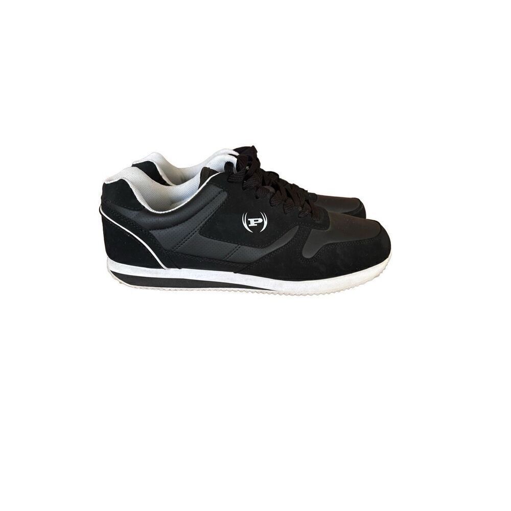 Phat Farm Mens Black Clayson Lace Up Round Toe Athletic Sneaker Shoes Size 10.5
